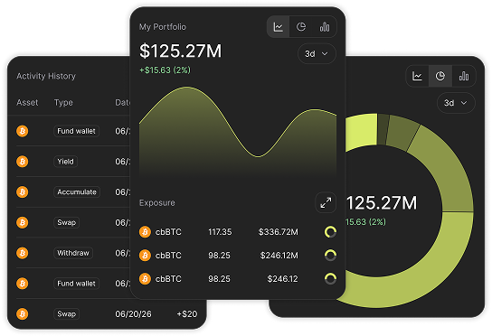 Portfolio dashboard mock